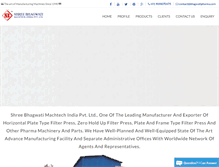 Tablet Screenshot of filterpressindia.net